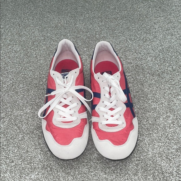 Onitsuka Tiger Pink and Navy Sneakers - Picture 3 of 5